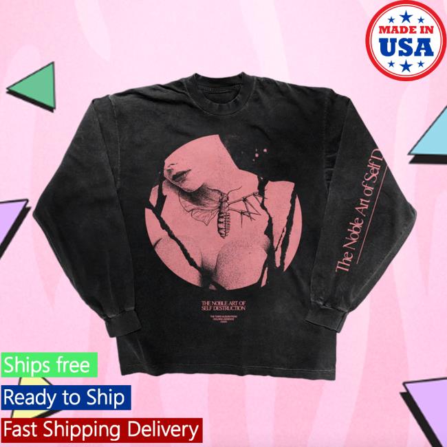 Holding Absence Merch Noble Art Ripped The Noble Art Of Self Destruction Hoodies