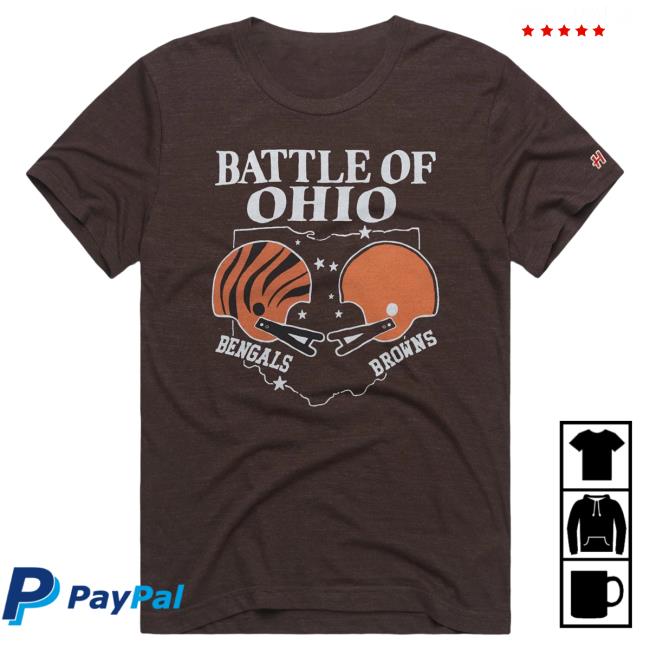 Official Homage Merch Store Homage Battle Of Ohio Bengals And Browns Tees Homage Apparel Clothing Shop