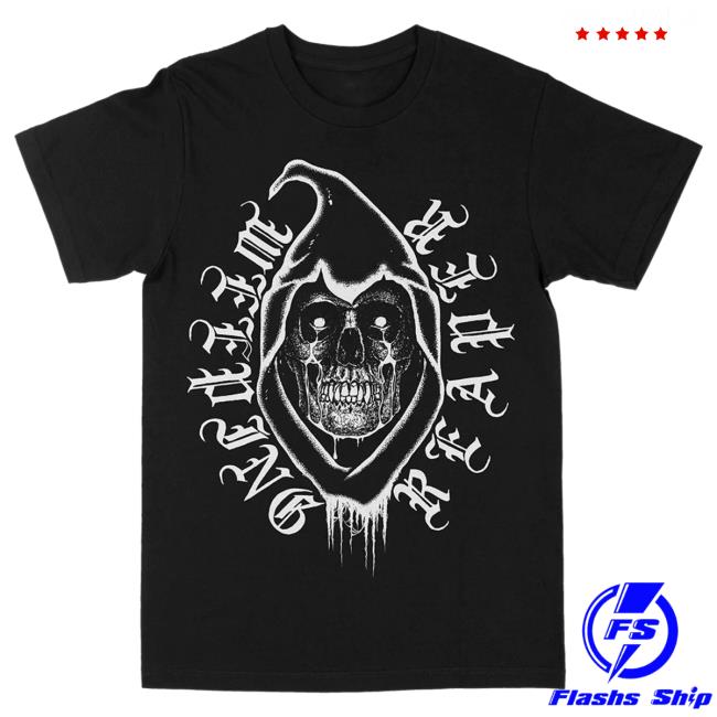 Official Death Wish Store Deathwish Inc Weeping Reaper “ Grief Is A Gift” Black Shirt 2023 Deathwishinc