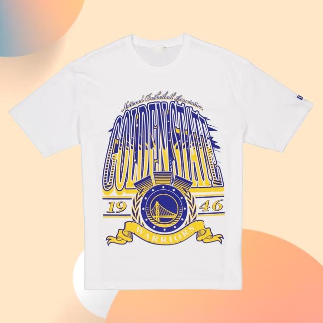 Official New Era Cap Apparel Store Shop Golden State Warriors Sport Classics White T-Shirts Newera Cap Clothing Merch NeweraCap