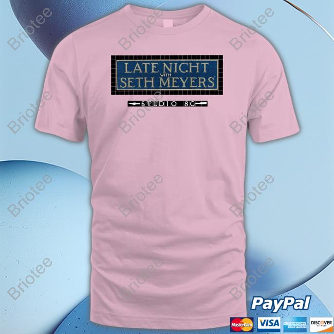 Official Late Night With Seth Meyers Studio 8G Tee Shirt