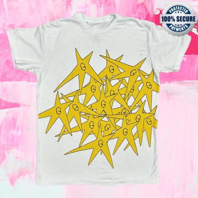 Official Gracie Abrams Merch G Yellow Star Splatter Hot Shirt
