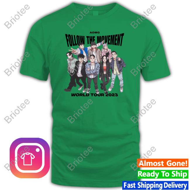 A6ove Store Aomg Follow The Movement World Tour 2023 Shirts