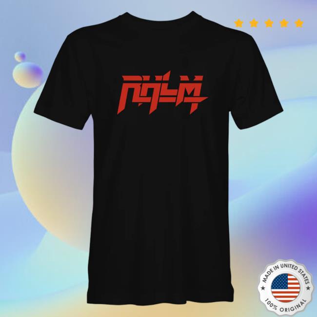 Official Anuel Aa Clothing Store Shop Anuelmerch RHLM Real Hasta La Muerte Black/Red Tee Shirt Anuelaa Merch