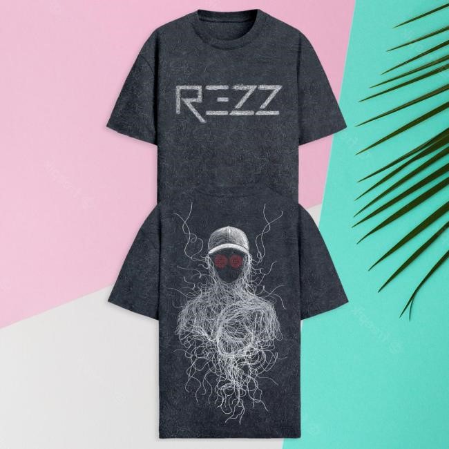 Official Rezz Merch Shop REZZ - Wired Heavyweight Mineral Wash Tshirt