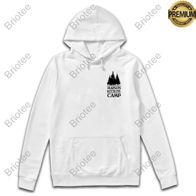 Maison Kitsune Camp Sweatshirt Amanda Maison Kitsune Camp Edition Limited T-Shirt White