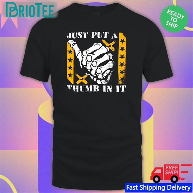 Kentucky Ballistics Just Put A Thumb In It Halloween Tee Shirt Kentucky Ballistics Merch Bunkerbranding