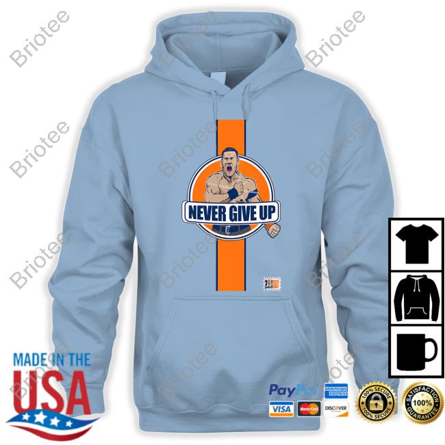 Official Wrestle Features John Cena Never Give Up T-Shirt