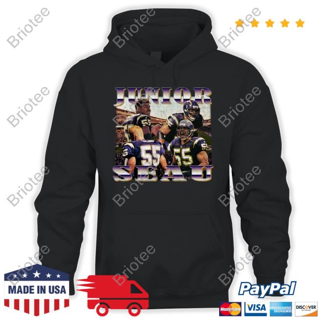 Junior Seau T Shirt Black