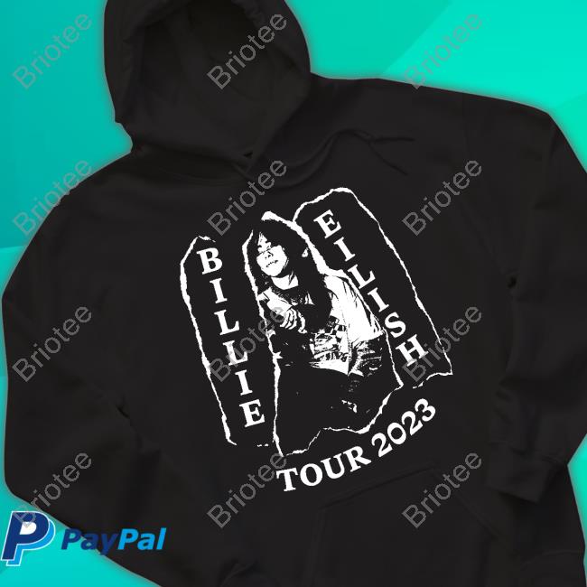 Official Billie Eilish Billie Live Black Tour Sweatshirt