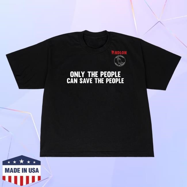 Official Willy Chavarria Solo El Pueblo Salva Al Pueblo Tee Black Tees