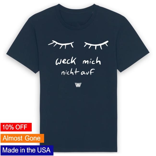 Oversized Schlafshirt "Weck Mich Nicht Auf" Tee Shirt