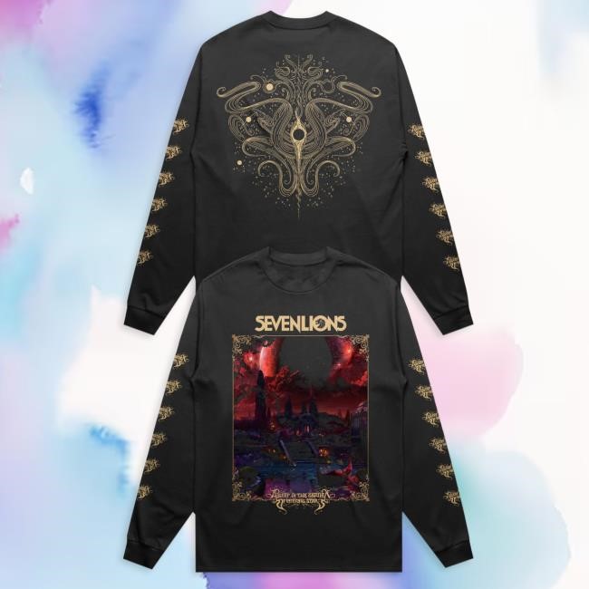 Official Seven Lions Merch Seven Lions - Asleep In The Garden Long Sleeve New Shirt