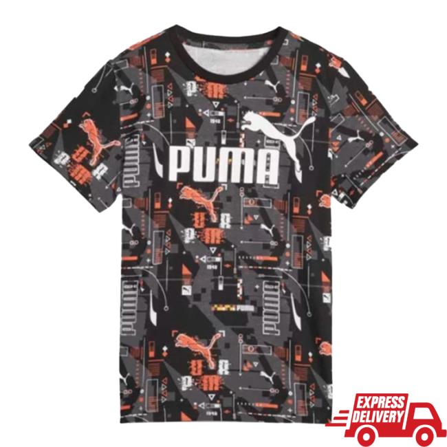 Official Handball Store Futbol Emotion Puma Essentials Futureverse Aop Sweatshirt Futbolemotion 3D All Over Print
