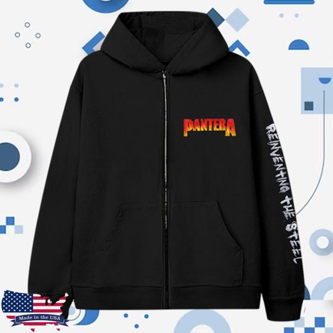Pantera Merch Reinventing The Steel Zip-Up Hoodie