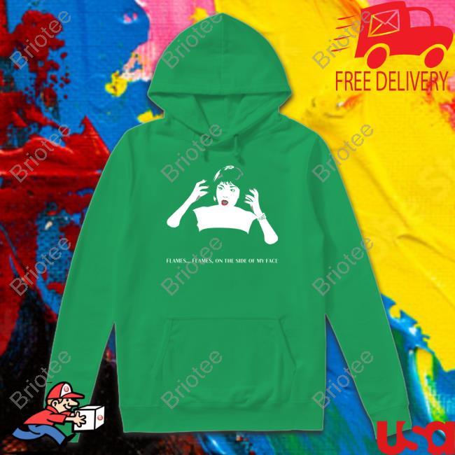 Official Flames On The Side Of My Face Long Sleeve Tee Shirt