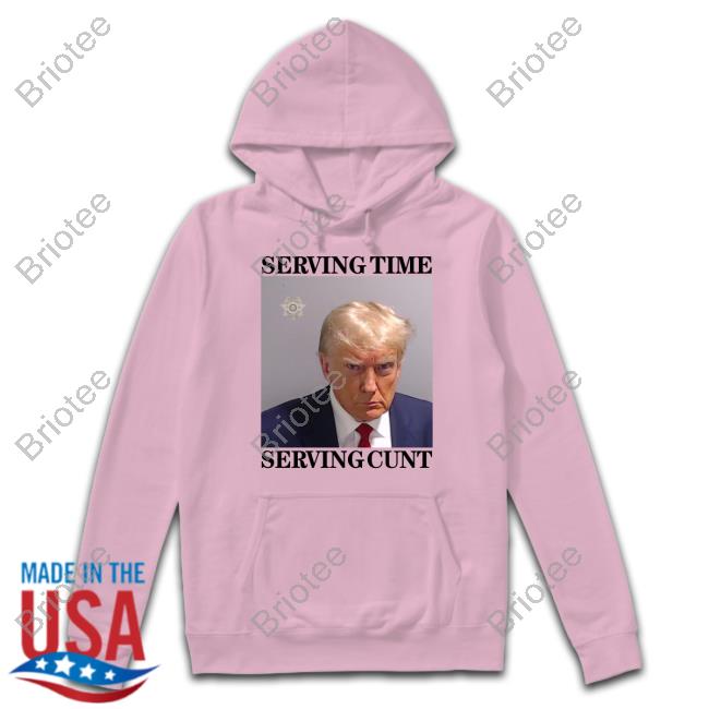 Serving Time Serving Cunt (Trump Mugshot) Long Sleeve Shirt