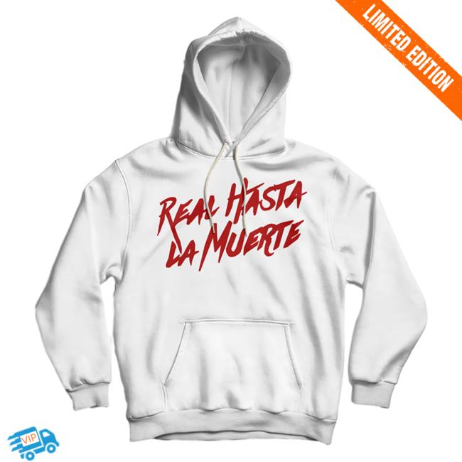 Official Anuel Aa Clothing Store Shop Anuelmerch RHLM Real Hasta La Muerte Hoody White / Red Anuelaa Merch