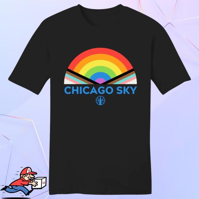 Chicago Sky Team Sky Pride Rainbow Shirts Chicago Sky Official Shop Merch Store
