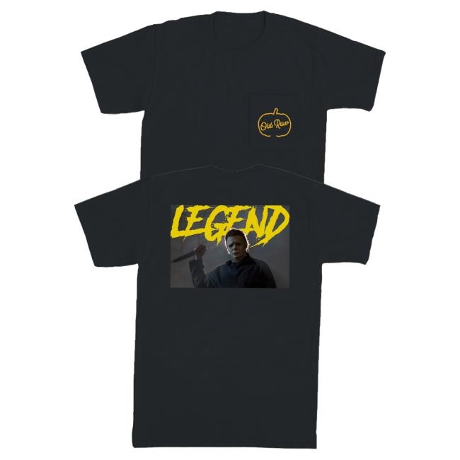 Official Old Row The Michael Myers Spooky Legends Pocket Tee