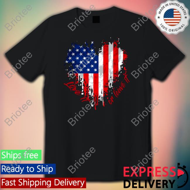 American Flag Love It Or Leave It Hoodie The Officer Tatum