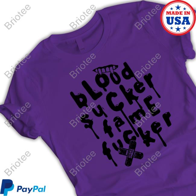 Official Olivia Rodrigo Merchandise Blood Sucker Fame Fucker T Shirts Halloween 2023