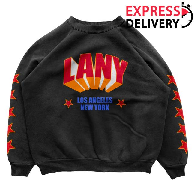 Lany Clothing Store Black Los Angeles New York Crewneck ThisisLany Merch