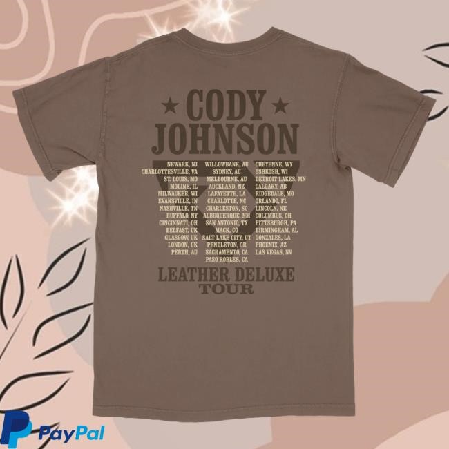 Official Official Cody Johnson Merch Store Cody Johnson Belt Buckle Tour Tees