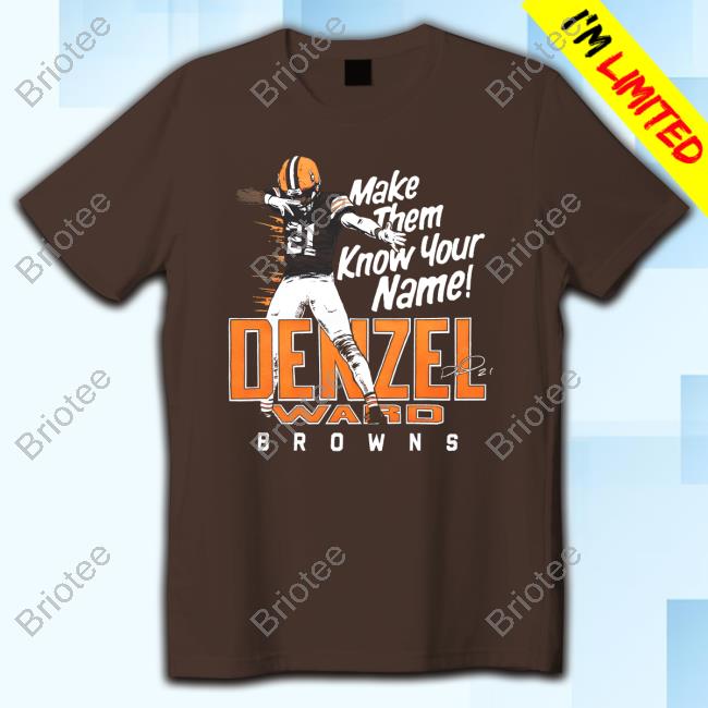Brown Denzel Ward Signature T Shirt