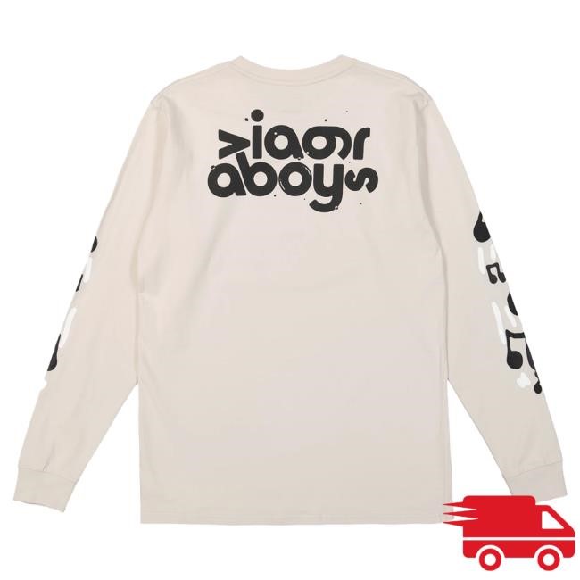 Official Viagra Boys Merch Viagra Boys That Dude Long Sleeve Shirts (Bone)