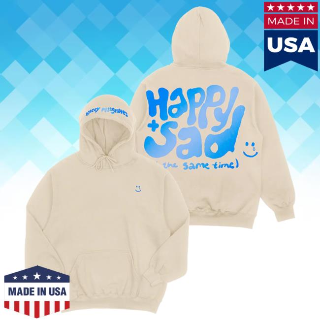 Official Kacey Musgraves Merch Store KaceyMusgraves Happy & Sad Attractive Hoodie Kacey Musgraves Apparel Clothing Shop