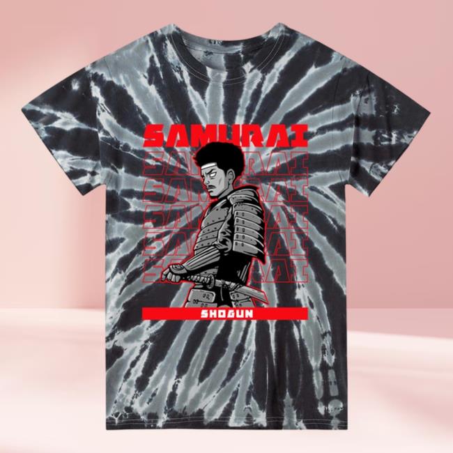 Official Coryxkenshin Merch Samurai Shogun Tie Dyed Tee Shirt