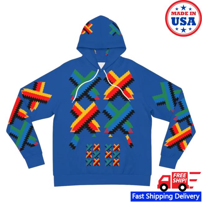 Official Signshirtz Clothing Merch Jagged X Design - Blue Large AOP Shirt New 3D All Over Print