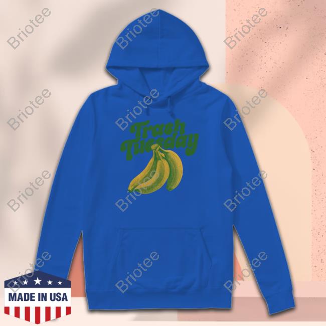 Trash Tuesday Merch Banana Crewneck Sweatshirt Itstrashtuesday