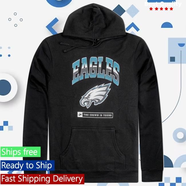 Philadelphia Eagles Crown LS Hoodie