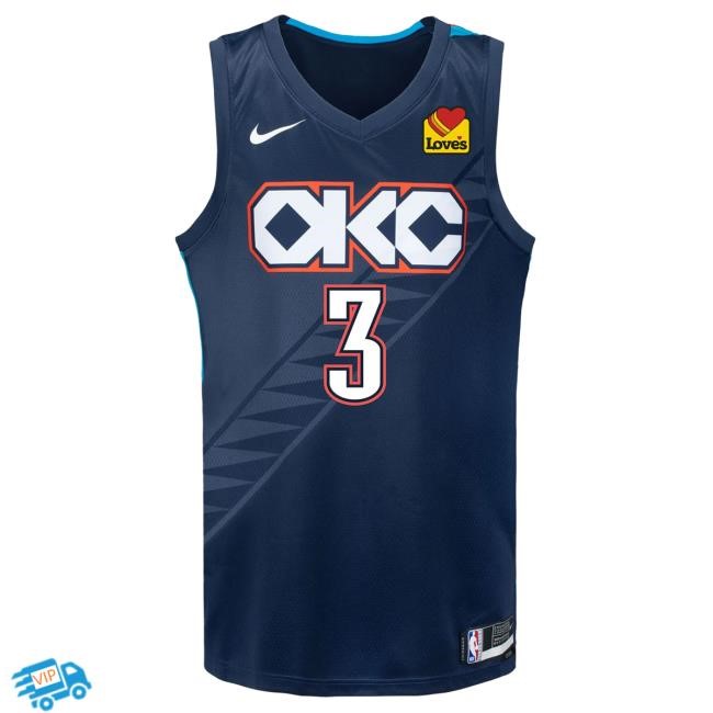 Jared McCain Oklahoma City Thunder 2025-26 Youth City Edition Authentic