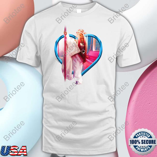 Official Nicki Minaj Merch Pink Friday 2 Heart Frame Tee