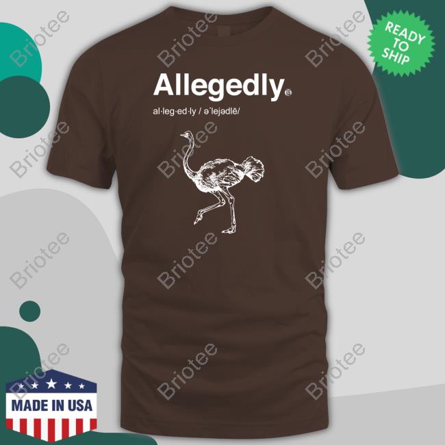 Shoresy Merch Allegedly Tee Shirt Letterkenny