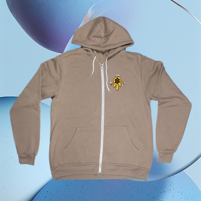 Slinger Apparel Store Shop Honey Girl Zip Up Crewneck Sweatshirt Tan Pyroscopic