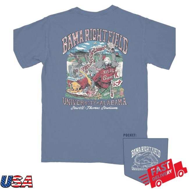 Official Jnj Apparel Store Bama Right Field T-Shirt