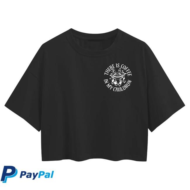 Official Blackcraft Clothing Blackcraft Coffee In My Cauldron Crop Top Shirts