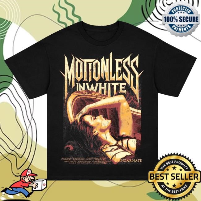 Official Miwmerch Motionless In White Eternal Rest Attractive Shirt (Black) Miw Merch Store