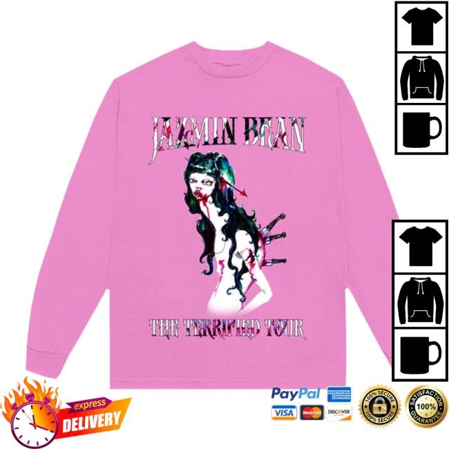 The Terrified Tour Illustration Long Sleeve - Jazmin Bean Official Store