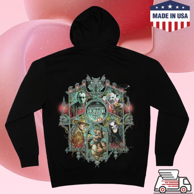 Official Halloween Horror Nights 2025 Key Art Adult Hoody