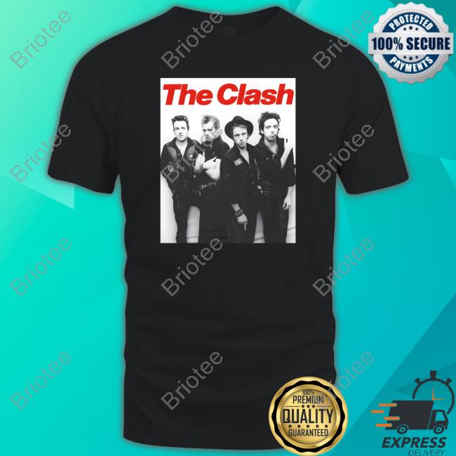 Official The Clash Merch The Clash London Calling Photo Shirt