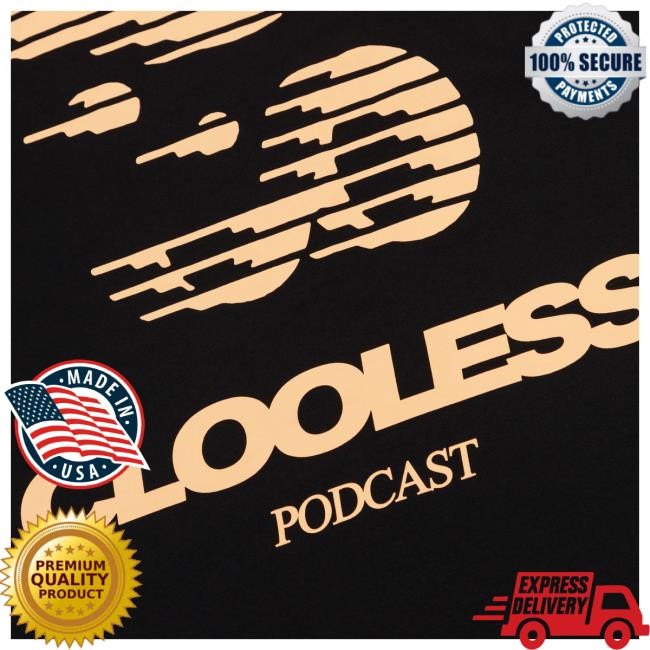 Clooless Static Thoughts Oversized Tee - Black Clooless Podcast Official Merch Store