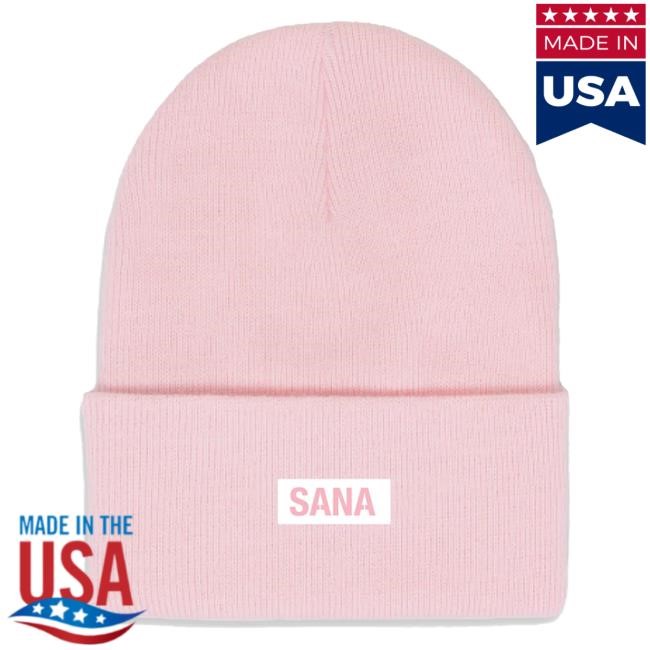 Official Sana Detroit Merch Store Core Beanie- Cream SanaDetroit