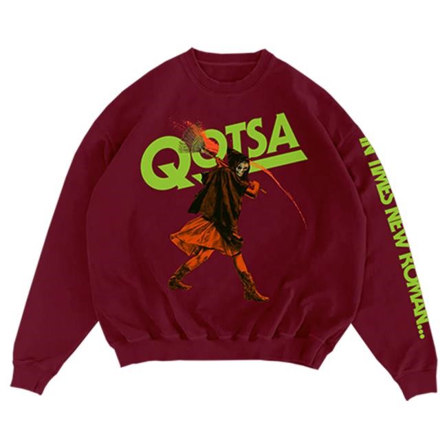 Official Queens of the Stone Age Merch Store In Times New Roman... Sweater Qotsa
