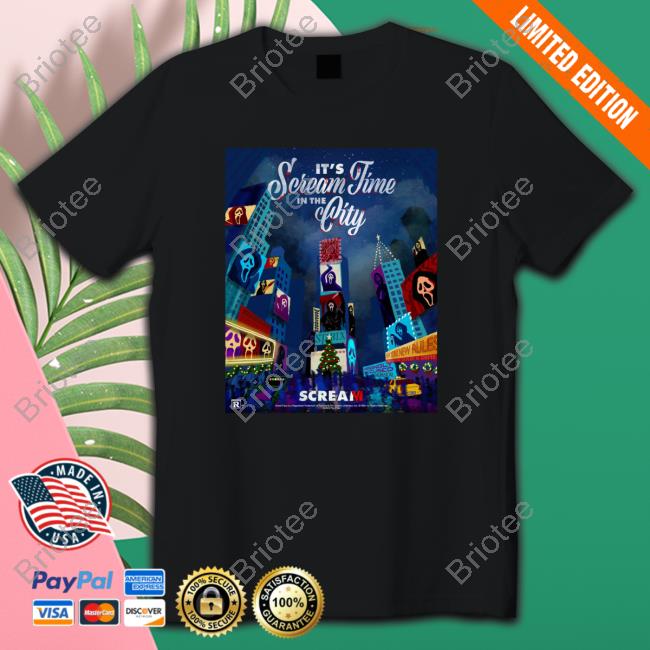 Discussingfilm It's Scream Time In The City Shirts Discussingfilm