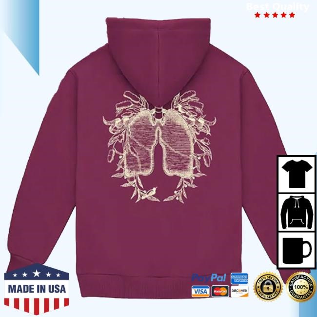 Official Florence And The Machine Maroon Symphony Pullover Hoodie